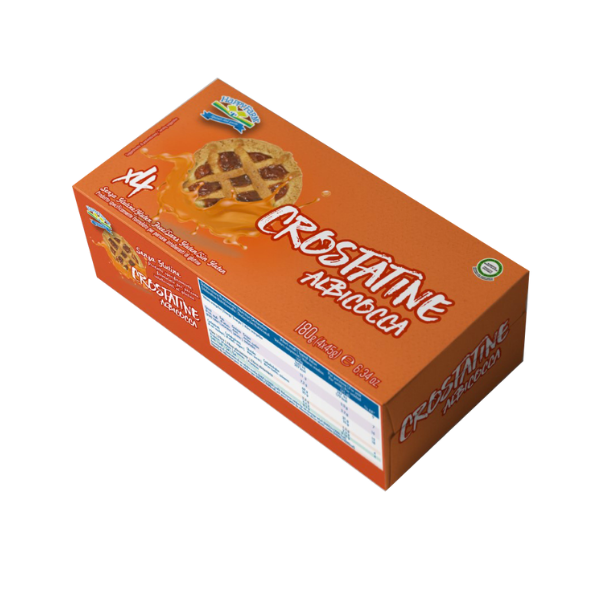 Crostatina albicocca 180g sans gluten - Happy Farm - Senza G