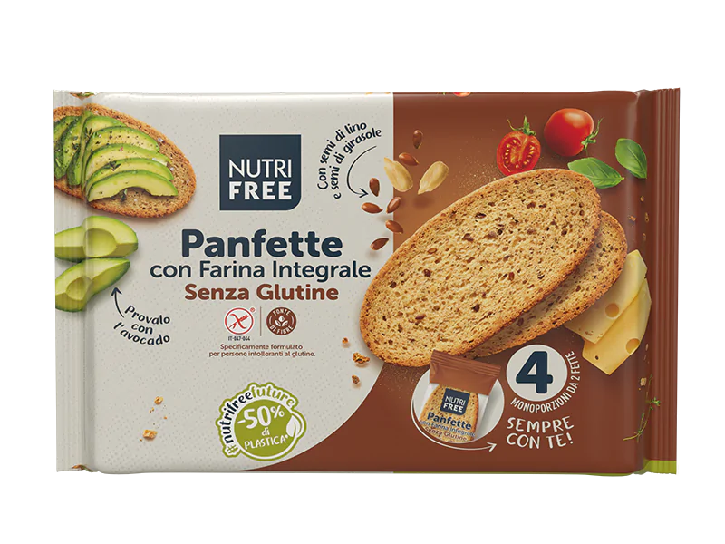 Panfette Integrale sans gluten 340 g (4 x 85 g) - Nutrifree - Senza G