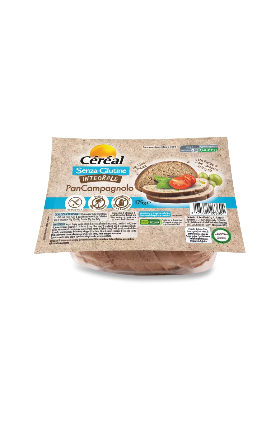 Pain Campagnard Sans Gluten – Cereal - Senza G