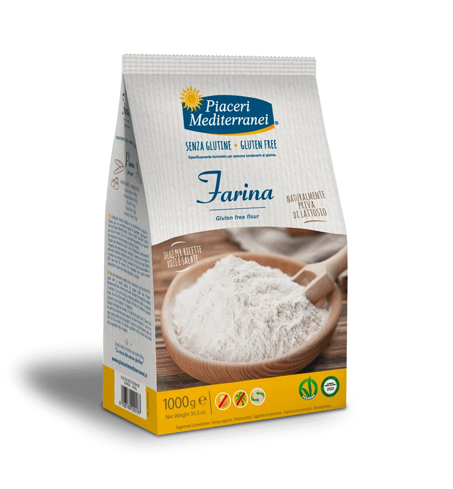 Farine sans gluten 1 kg - Piaceri Mediterranei - Senza G
