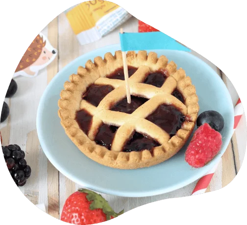 Crostatine aux fruits rouges (200g) sans gluten - Piaceri Mediterranei - Senza G