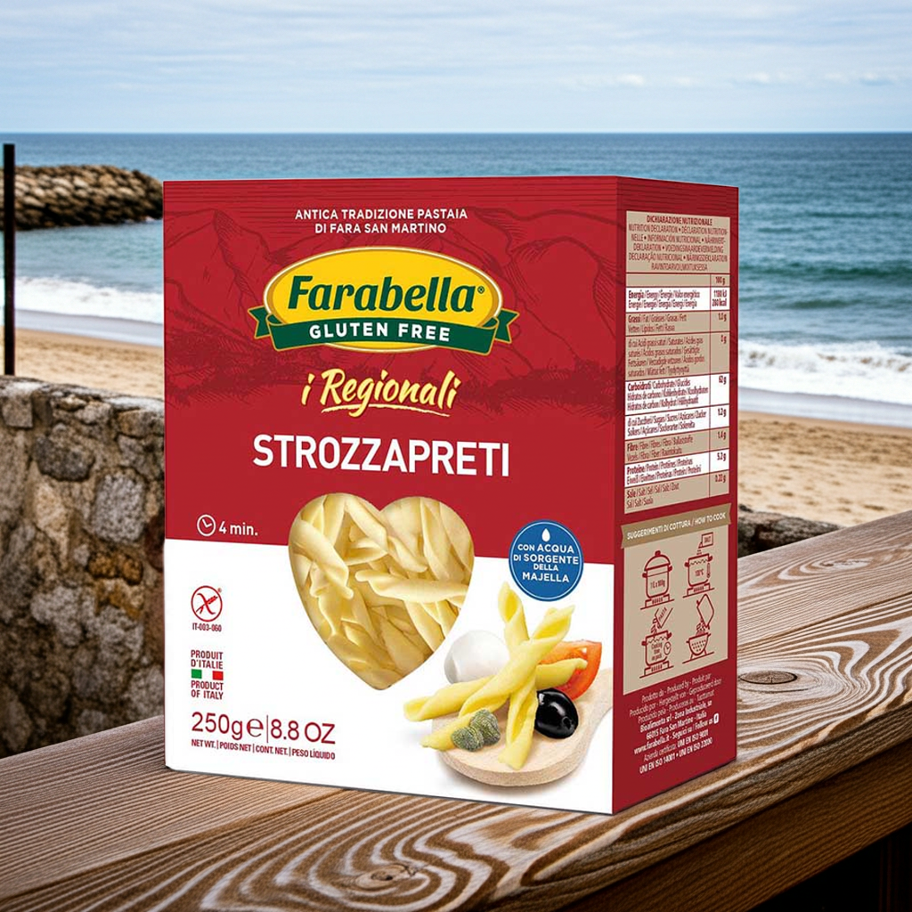 Pates sans gluten – Strozzapreti 250g - Farabella - Senza G