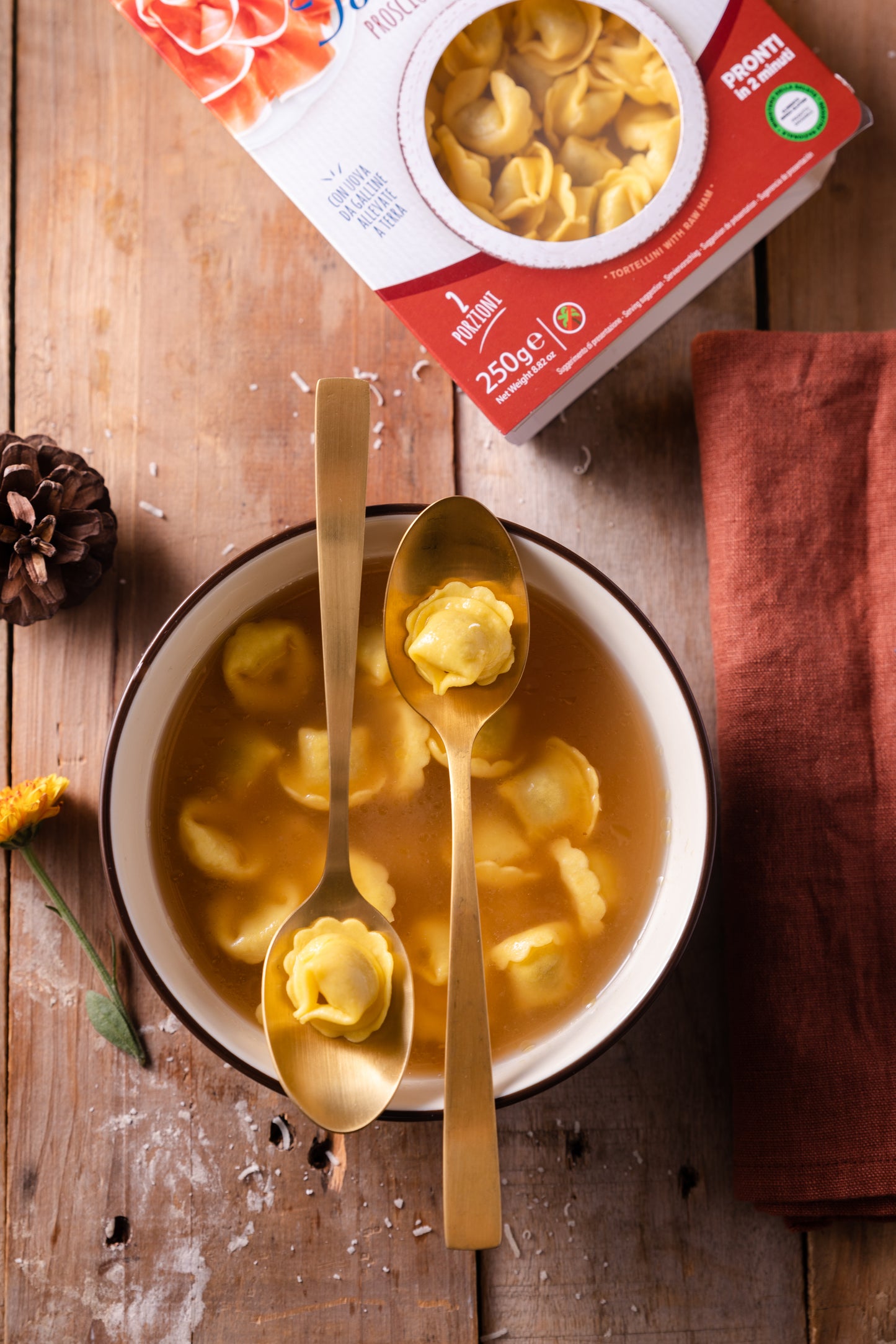 Tortellini au jambon cru sans gluten - Piaceri Mediterranei - Senza G