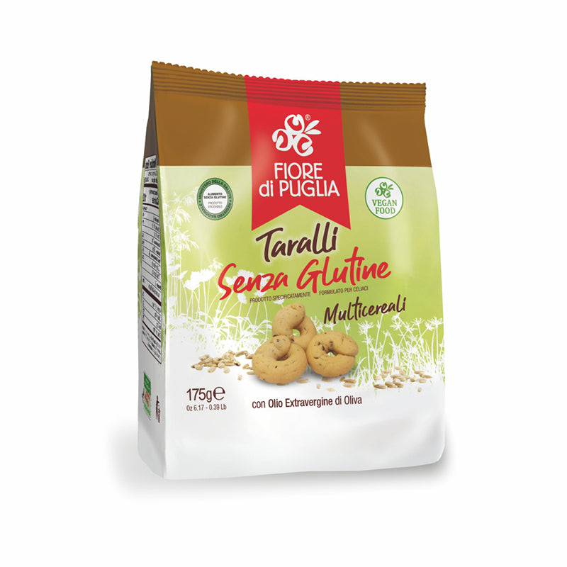 Taralli sans gluten Multicereali 175g - Fiore di Puglia - Senza G