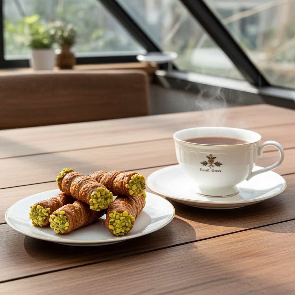 Cannolini a la Creme de Pistache sans gluten - Graziosi - Senza G