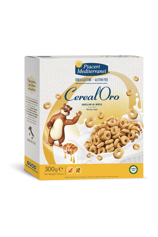 Piaceri Mediterranei - CerealOro Anellini al miele 300 g