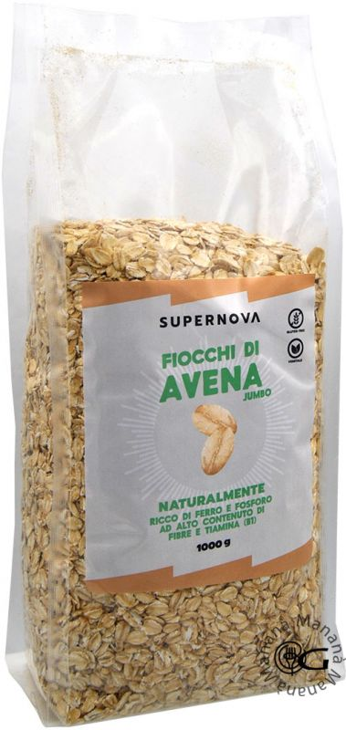 Supernova - Flocons d'avoine sans gluten 1 Kg - Senza G