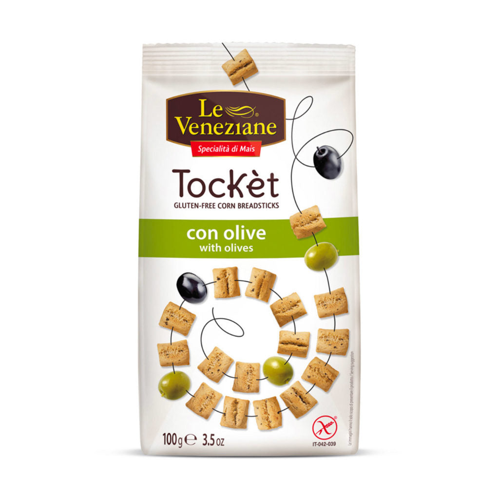 Tocket alle Olive sans gluten 100g - Le Veneziane - Senza G