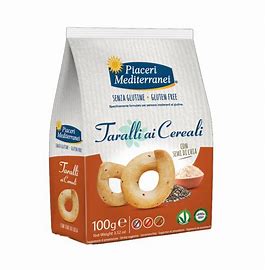 Taralli ai Cereali sans gluten - Piaceri Mediterranei - Senza G