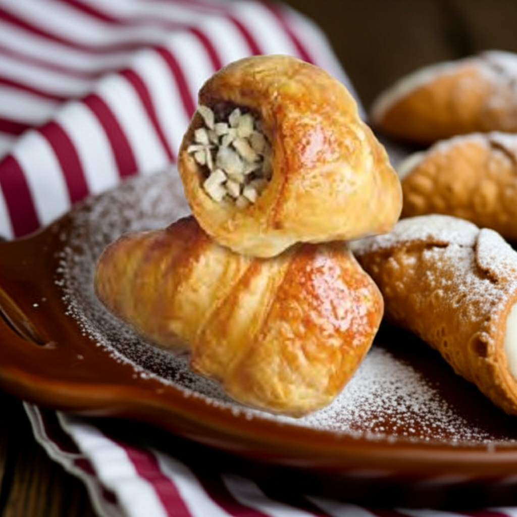 Cannolini a la Creme de Gianduia sans gluten - Graziosi - Senza G