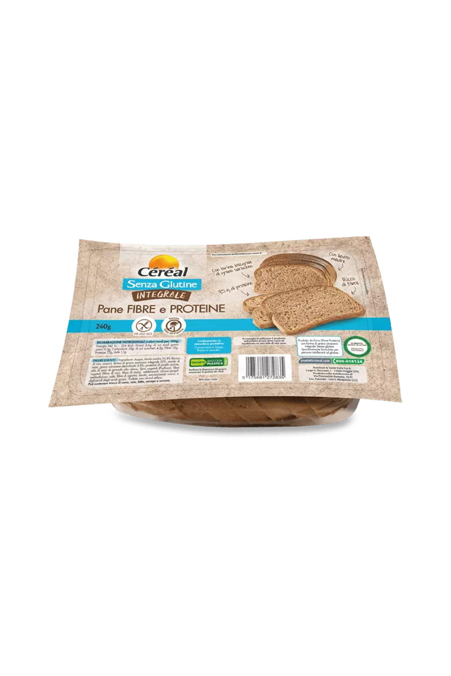 Pain fibres & proteines Sans Gluten – Cereal - Senza g