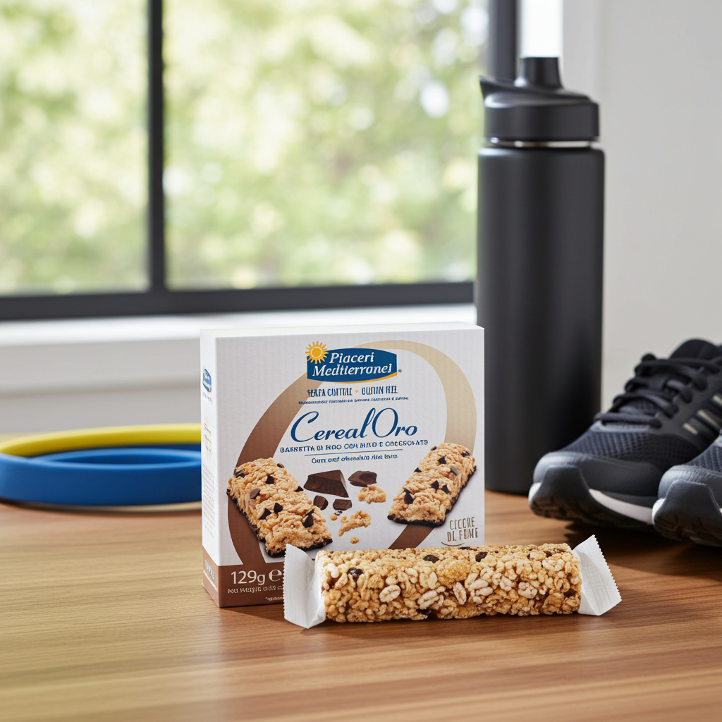 CerealOro Barres de riz aux flocons de mais et aux chocolat sans gluten - Piaceri Mediterranei - Senza G