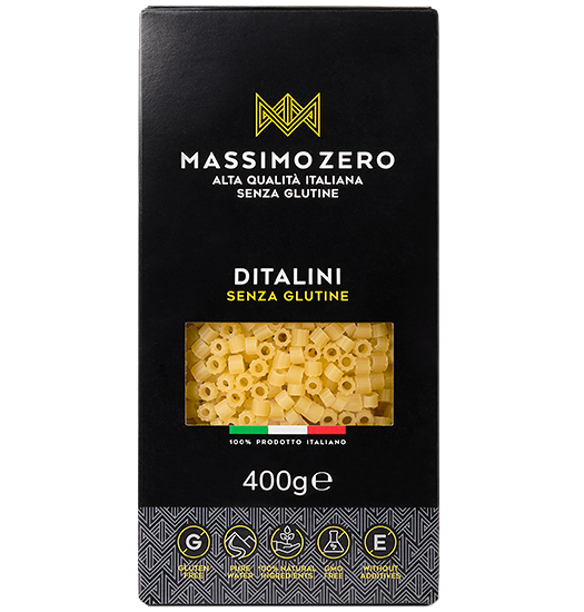 Ditalini sans gluten 400 g - Massimo Zero - Senza G