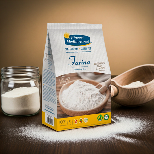Farine sans gluten 1 kg - Piaceri Mediterranei - Senza G