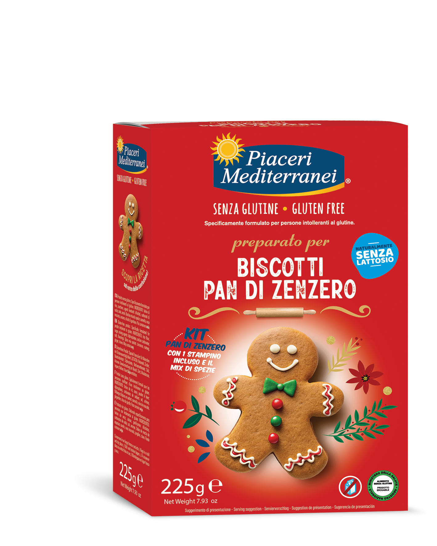 Kit Pain d'épices - L'atelier de Noel sans gluten - Piaceri Mediterranei - Senza G