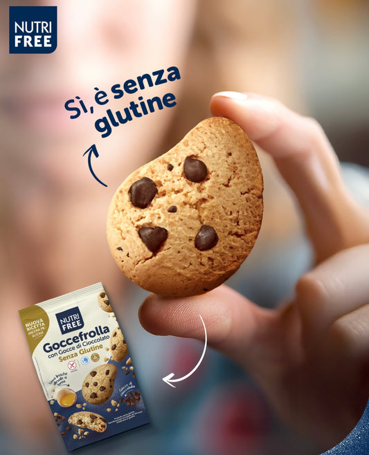Gocce Biscuits aux pepites de chocolat sans gluten - Nutrifree - Senza G