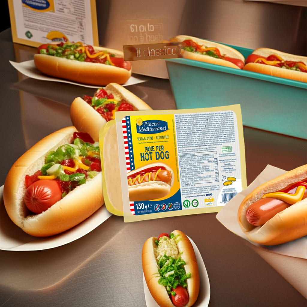 Hot Dog Sans Gluten - Piaceri Mediterranei - Senza G