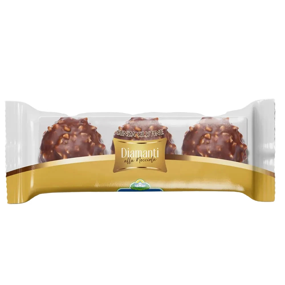 I Diamanti alla Nocciola sans gluten 4x 15g - Happy Farm - Senza G