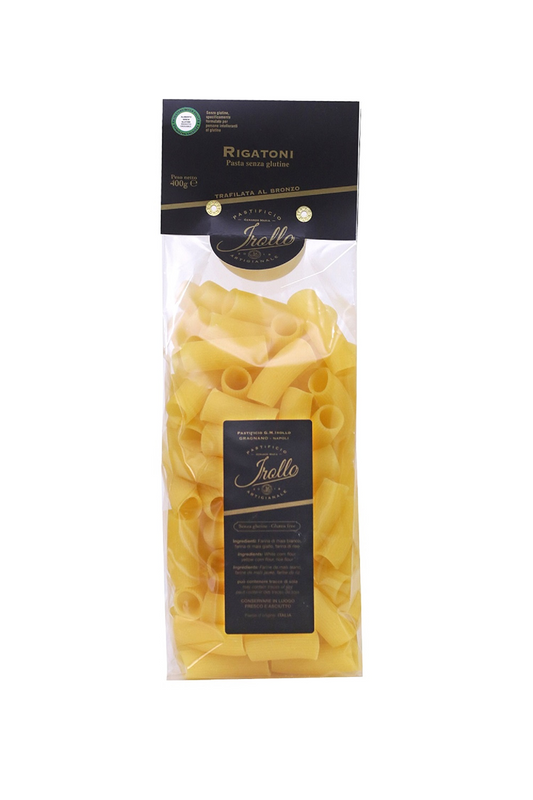 Pates sans gluten - Rigatoni (400 g) - Pastificio Irollo - Senza G