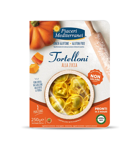 Tortelloni à la courge sans gluten - Piaceri Mediterranei - Senza G