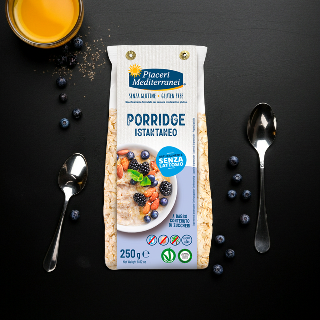 Porridge instantané sans gluten - Piaceri Mediterranei - Senza G