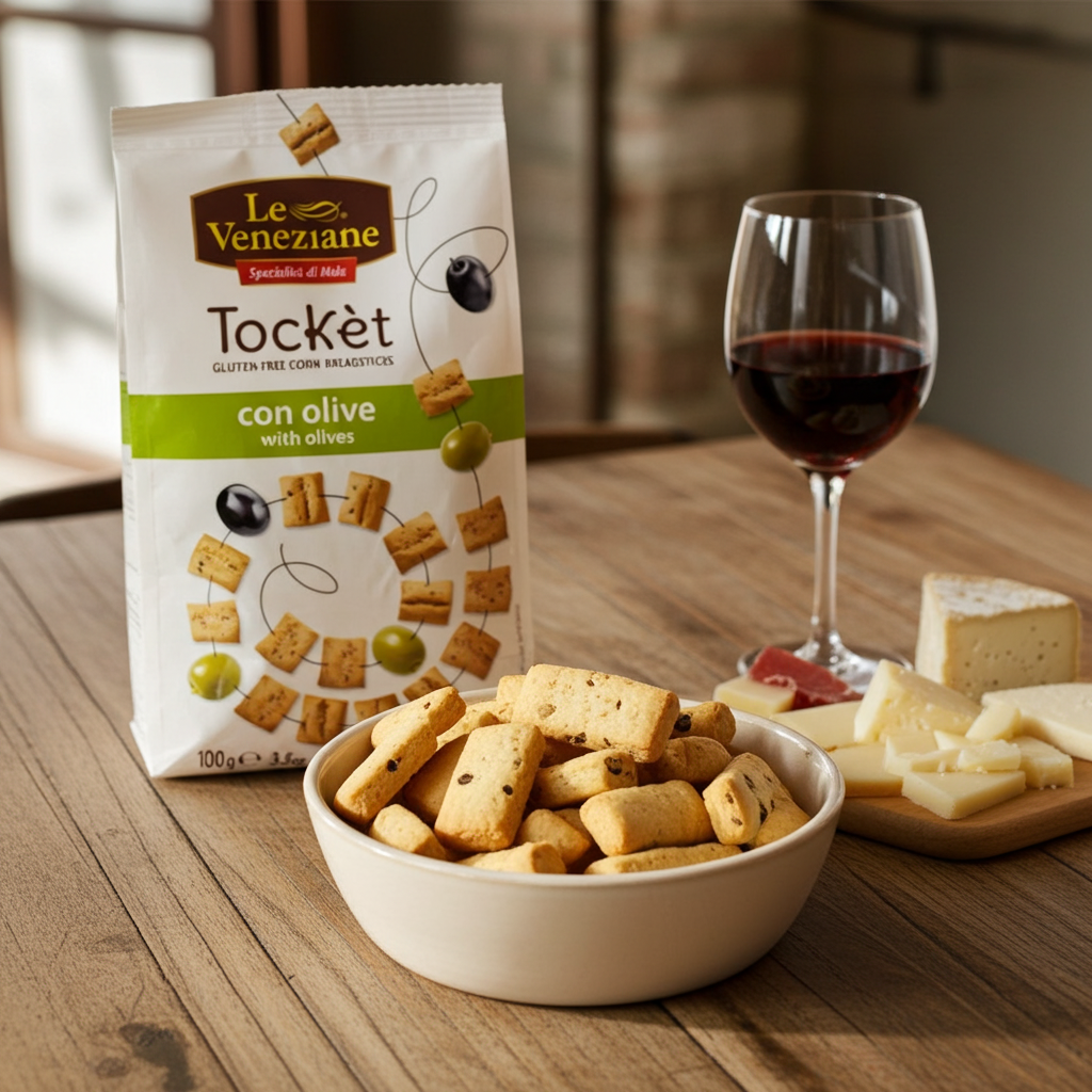 Tocket alle Olive sans gluten 100g - Le Veneziane - Senza G