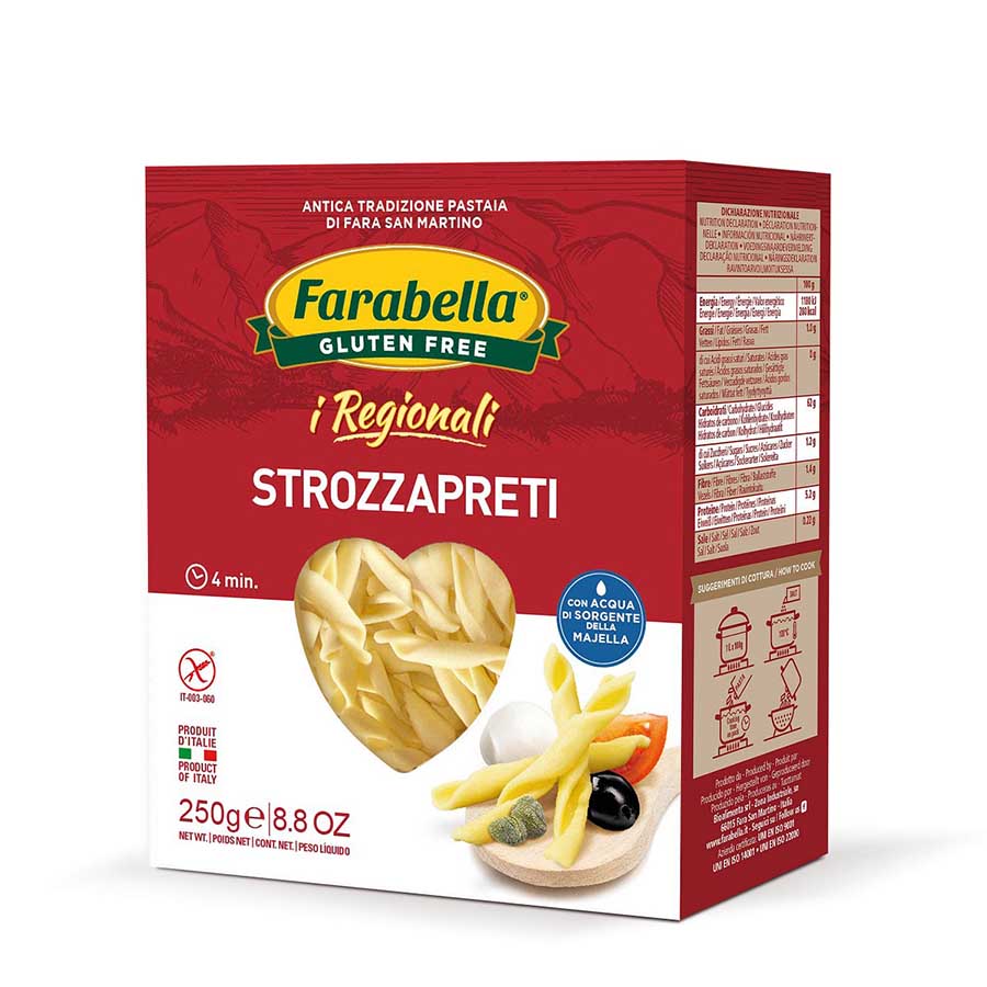 Pates sans gluten – Strozzapreti  250g - Farabella - Senza G